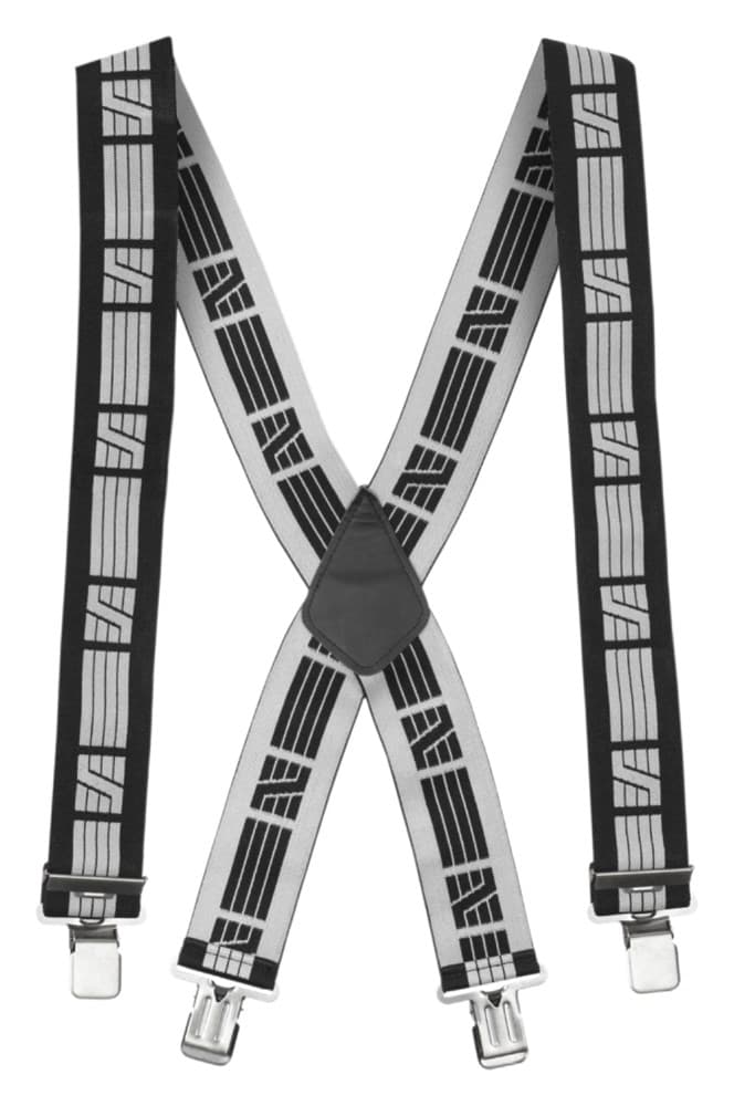 Elastic Braces Black Grey