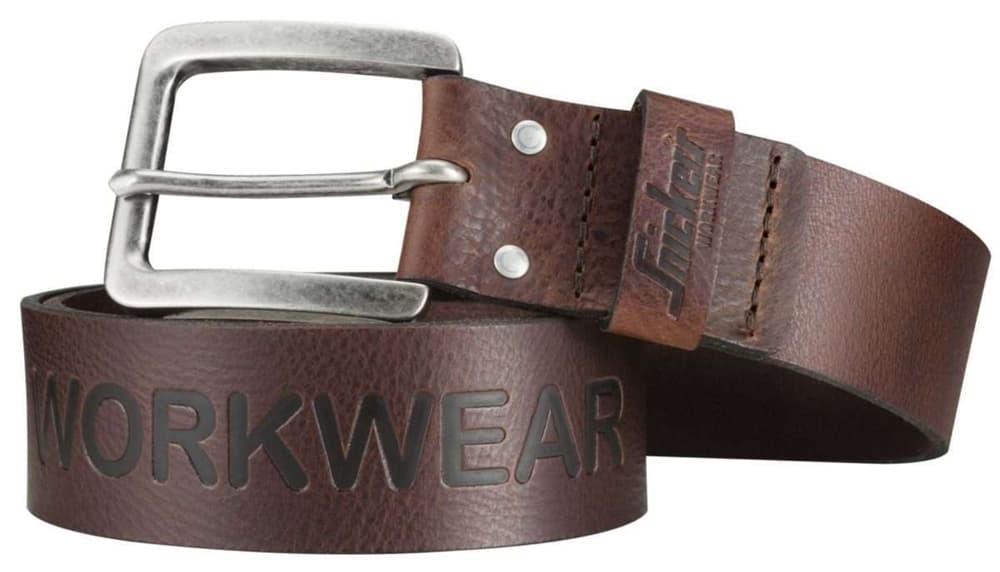 Leather Belt Chocolate Brown 90
