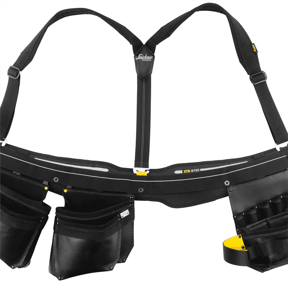 XTR Electricians Toolbelt Black Black M
