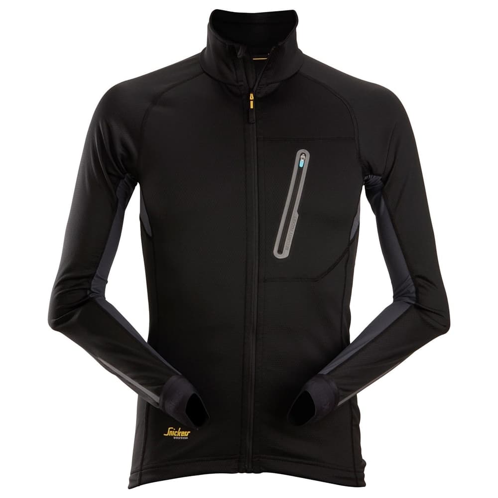LiteWork Full Zip Midlayer Black Steel