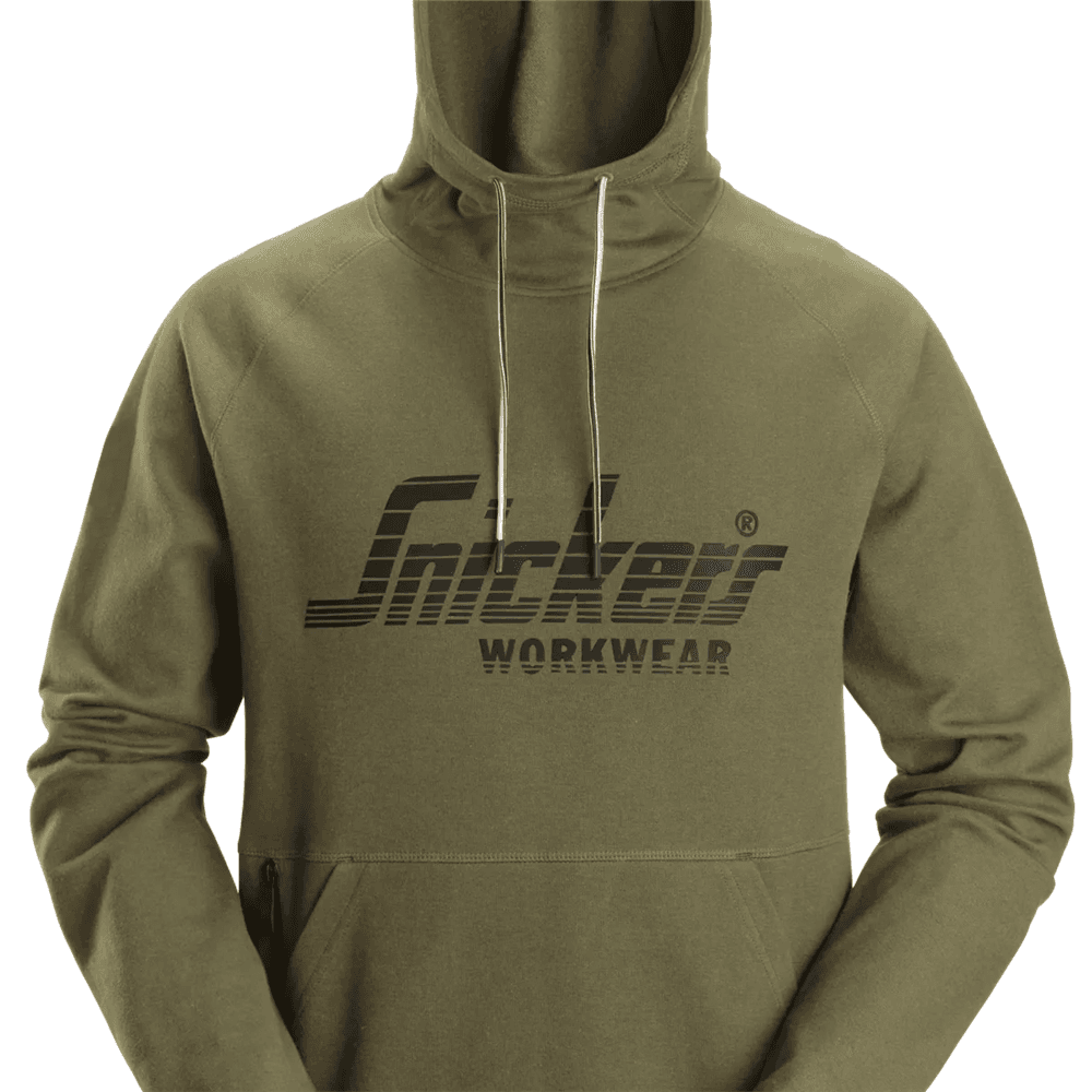 Logo Hoodie Khaki Green