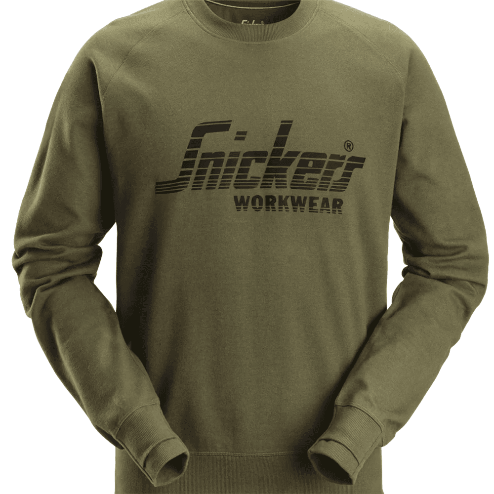 Logo Sweatshirt Khaki Green