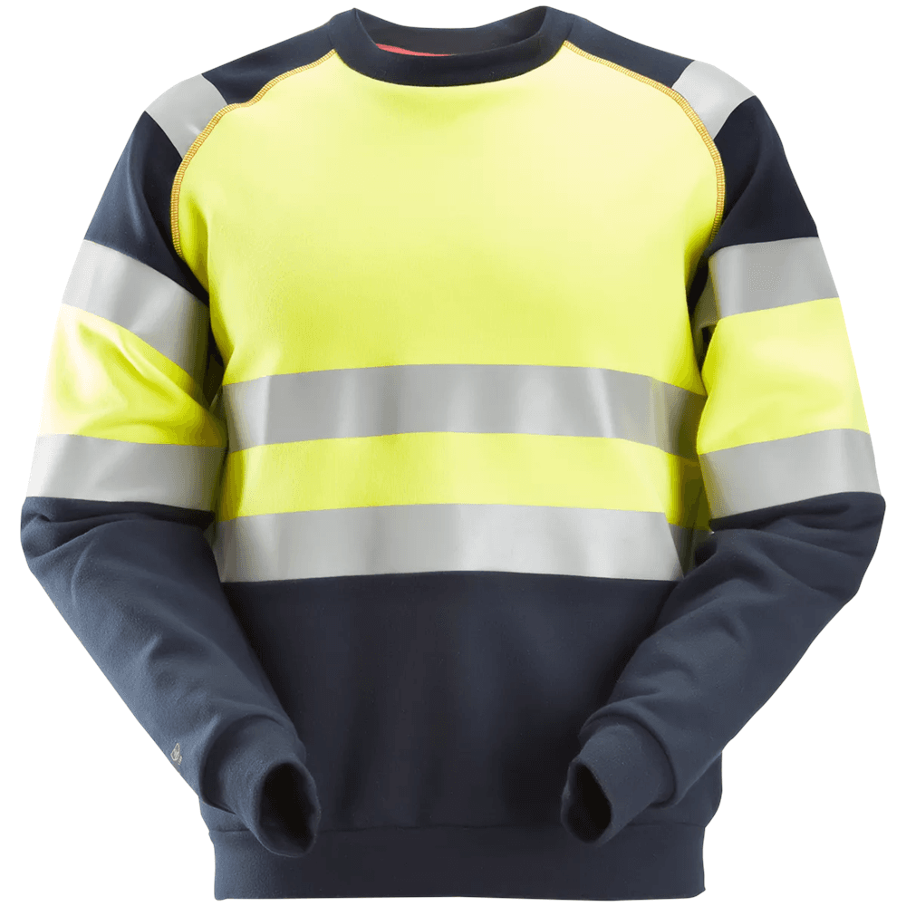 ProtecWork Sweatshirt High Vis Class 1 Navy High Vis
