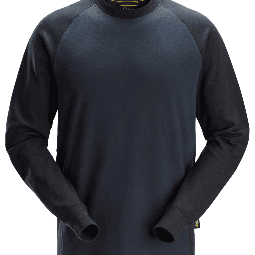 Two Coloured Sweatshirt Navy Black