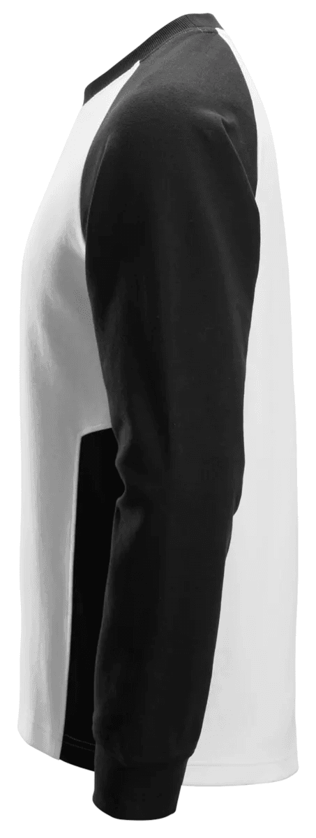 Two Coloured Sweatshirt White Black