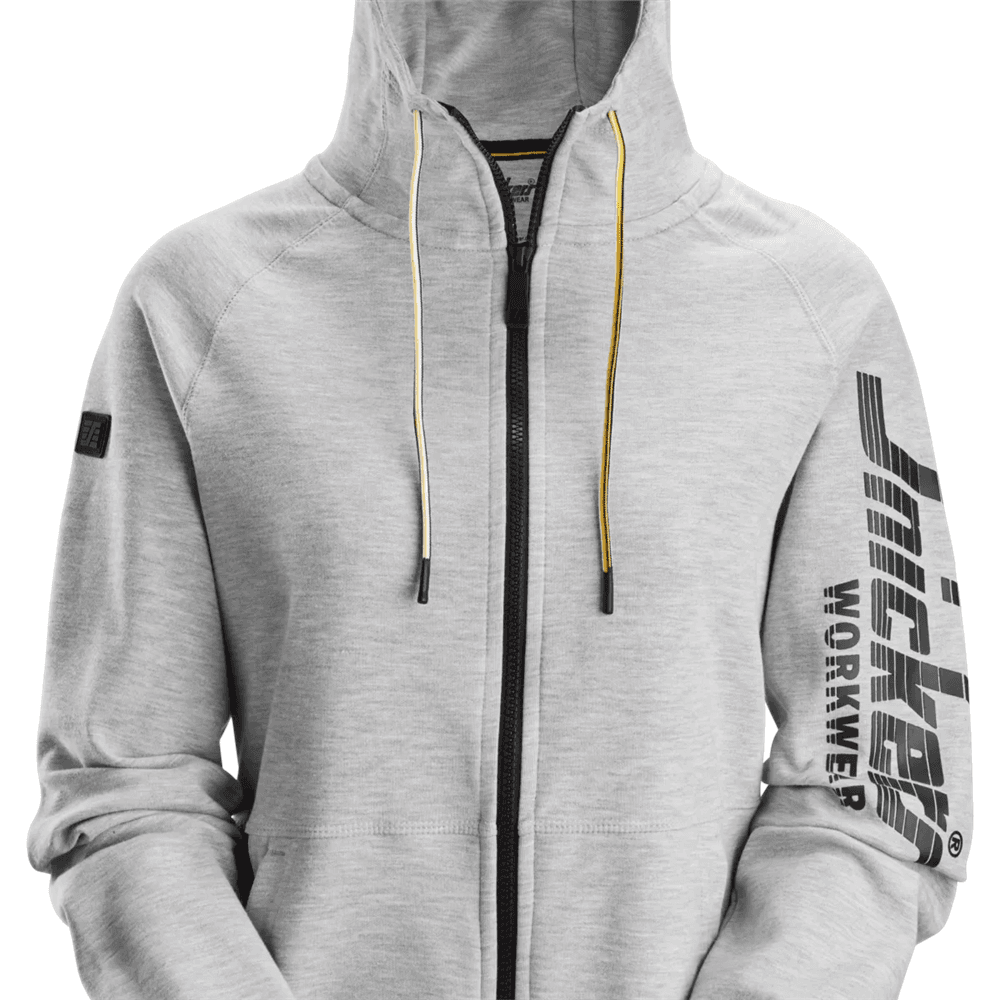 Logo Full Zip Hoodie Melange