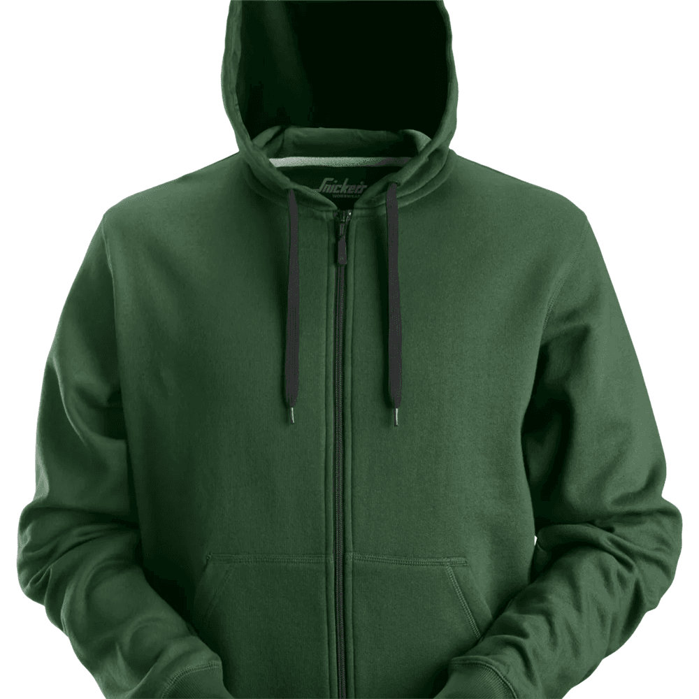 Zip Hoodie Forest Green