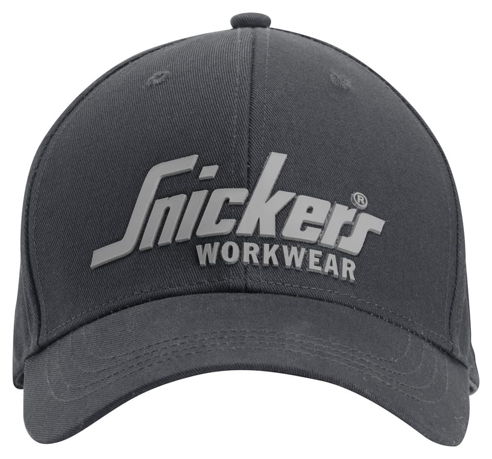 Logo Cap Steel Grey Black