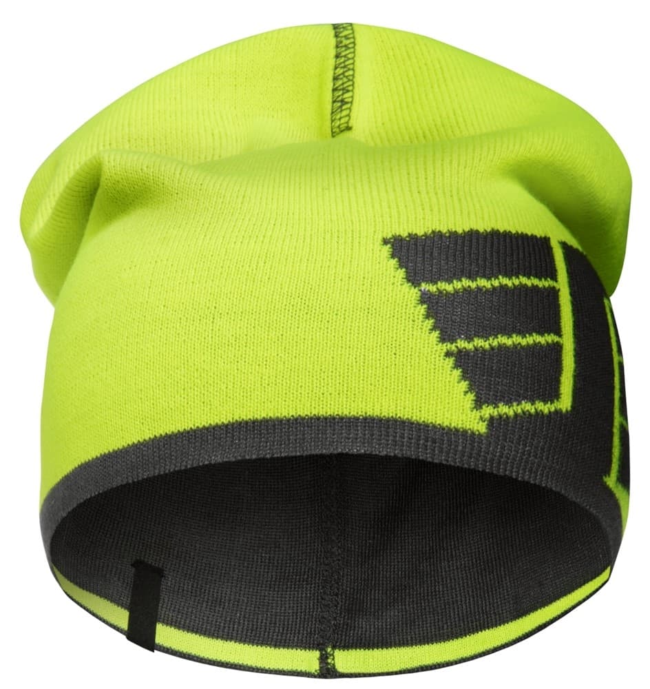 Reversible Beanie High Vis Yellow Steel
