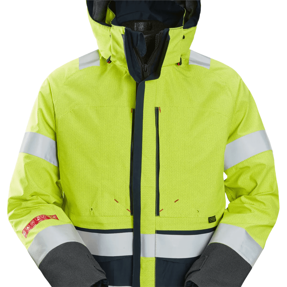 ProtecWork GORE TEX Jacket High Vis Class 3 High Vis Yellow Navy Regular