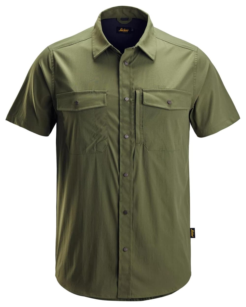 LiteWork Wicking Short Sleeve Shirt Khaki Green