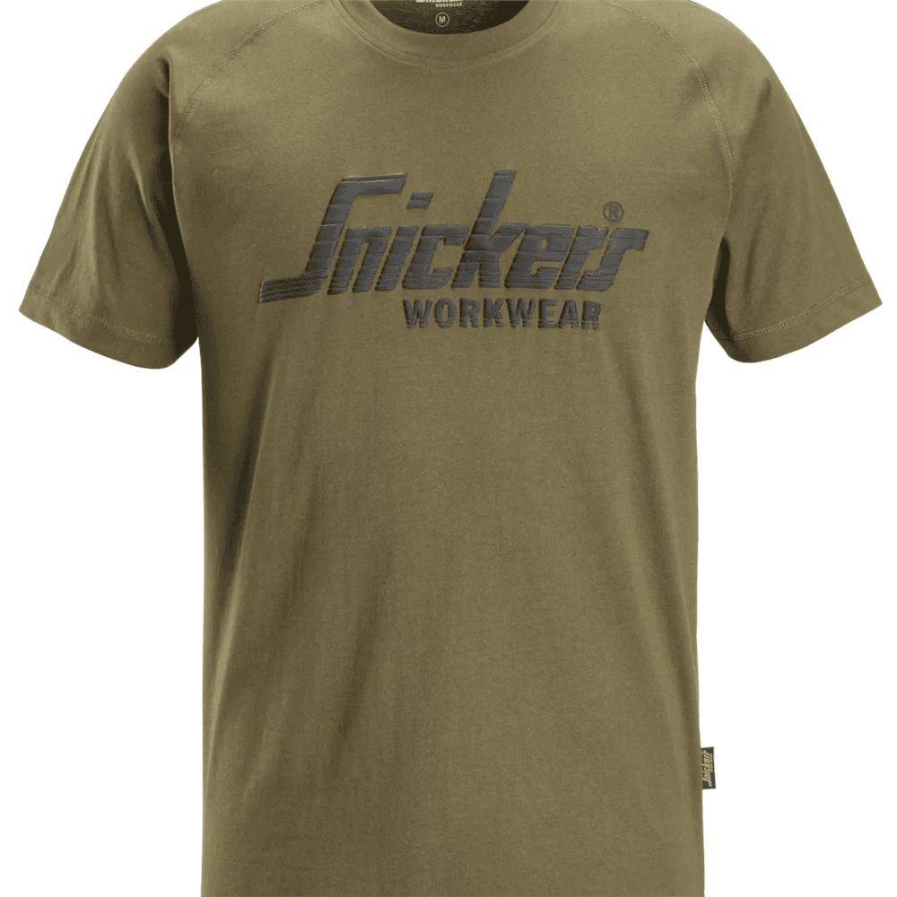 Logo T Shirt Khaki Green