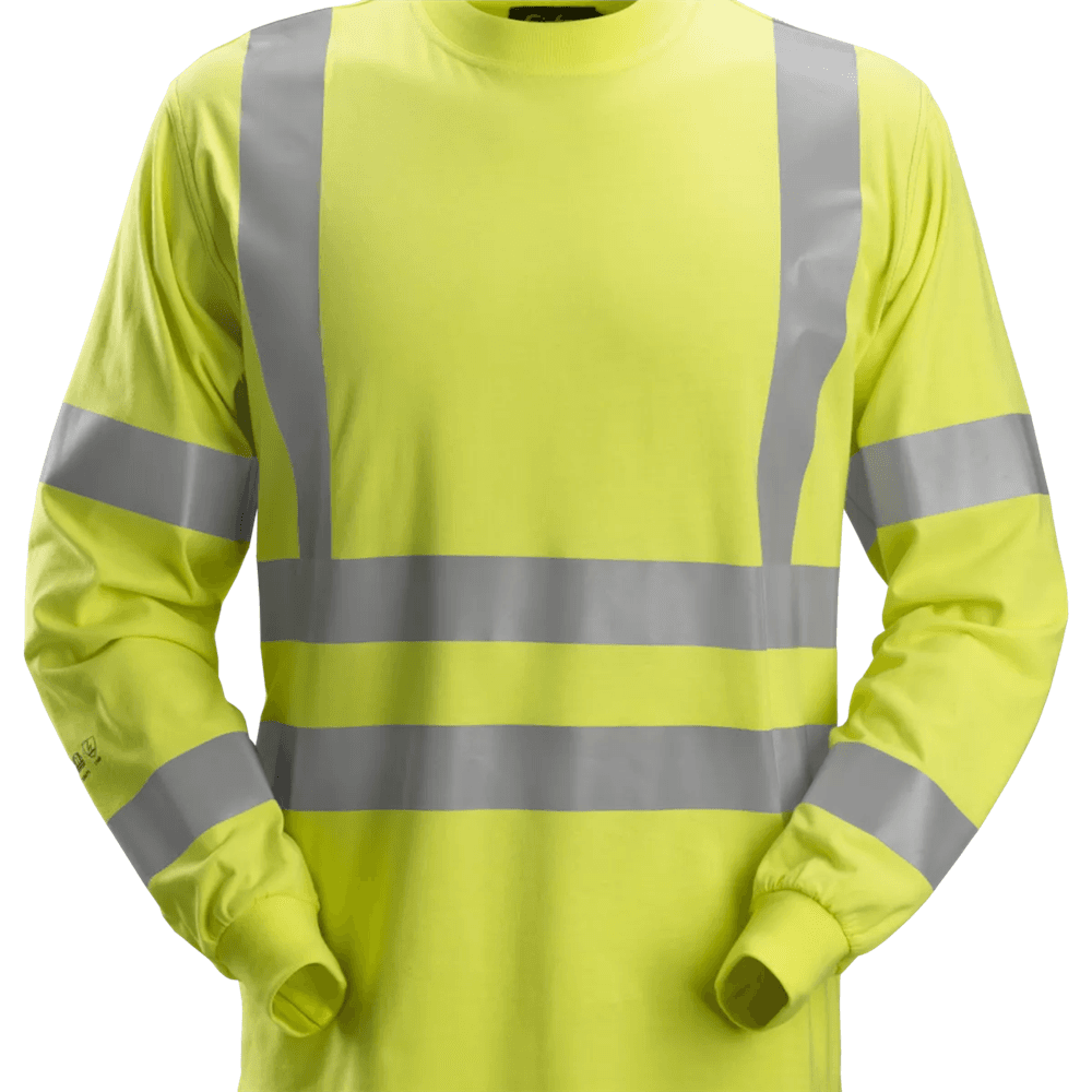 ProtecWork Long Sleeve T Shirt High Vis Class 3 High Vis