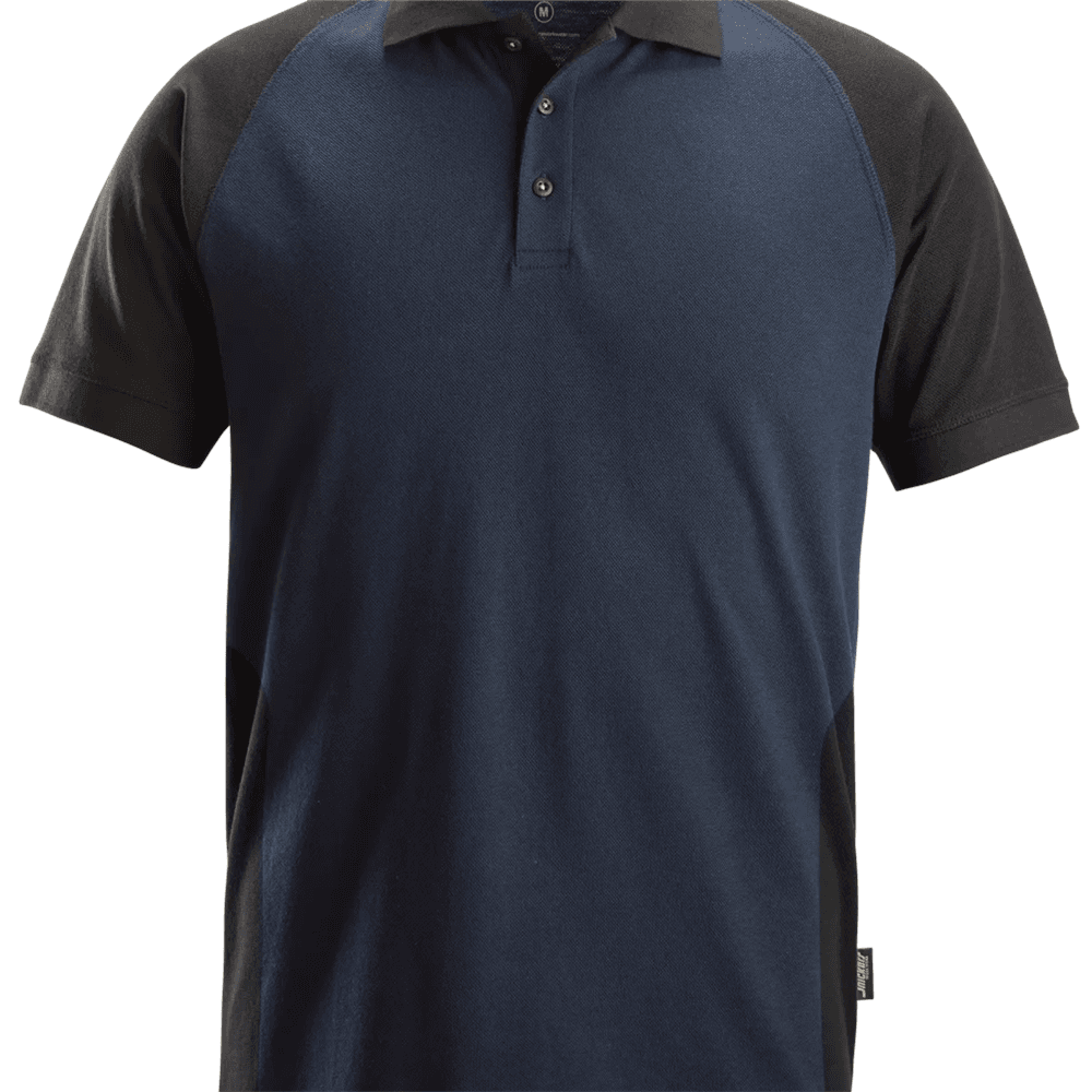 Two Coloured Polo Shirt Navy Black