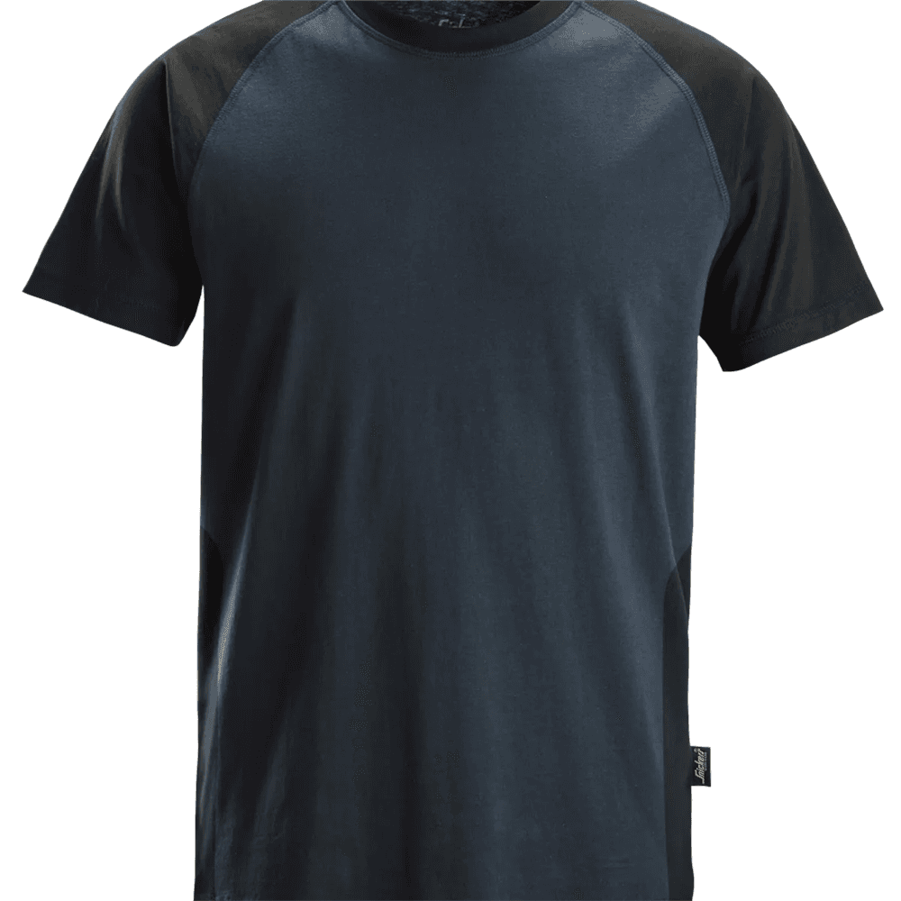 Two Coloured T Shirt Navy Black L
