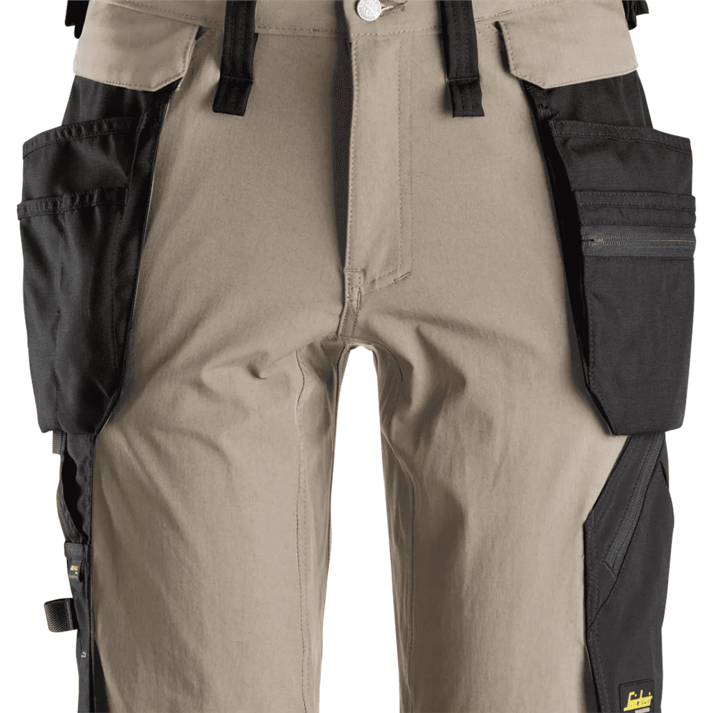 Shorts+ Detachable Holster Pockets Khaki Black 56