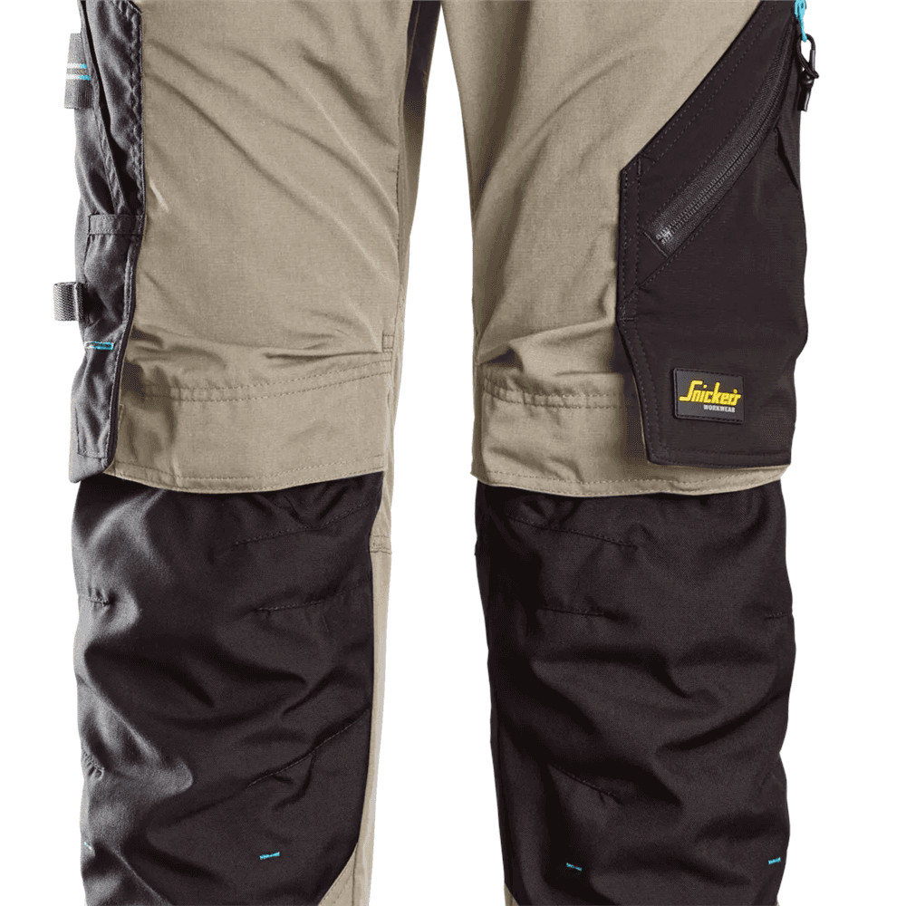 LiteWork 37.5® Work Trousers Holster Pockets Khaki Black 212