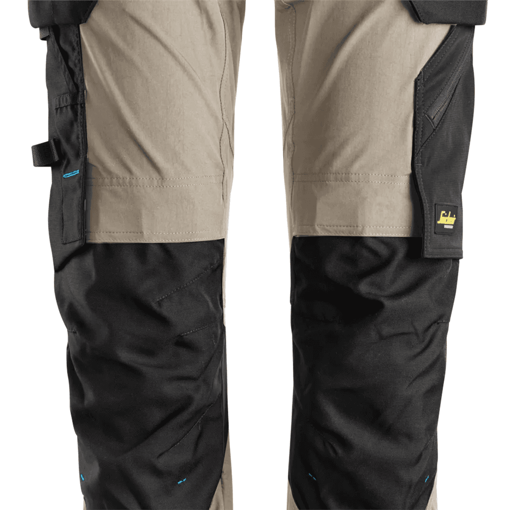 LiteWork Trousers+ Detachable Holster Pockets Khaki Black 160