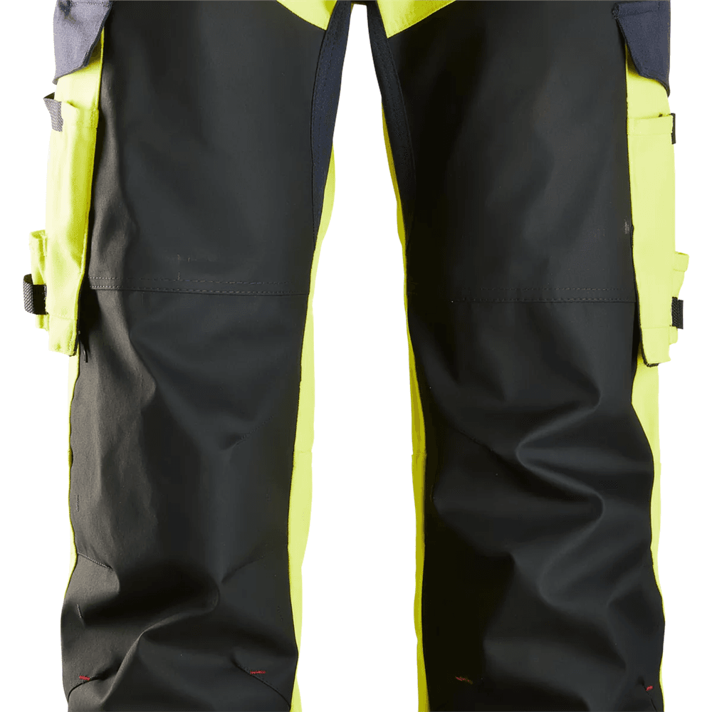 ProtecWork Trousers Reinforced front leg High Vis Class 1 High Vis Yellow Navy 50