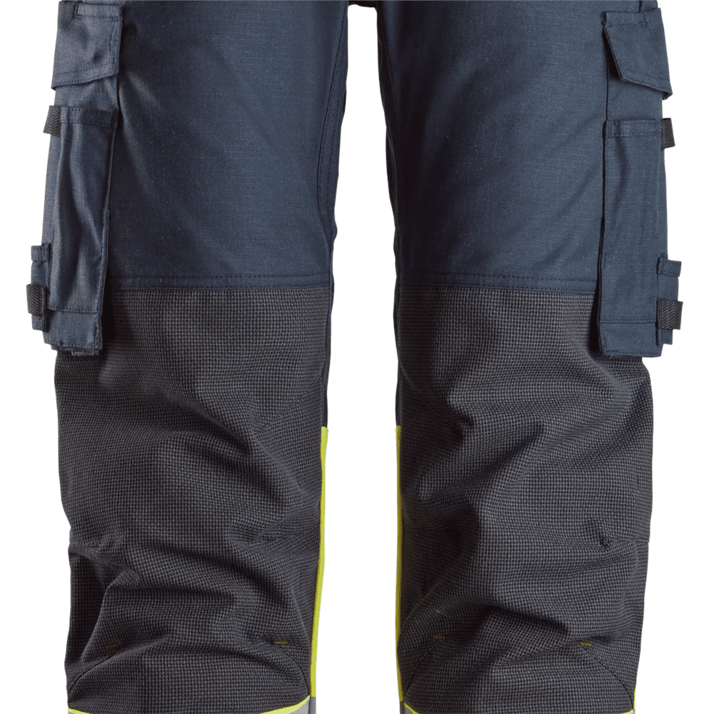 ProtecWork Work Trousers Holster Pockets High Vis Class 1 Navy High Vis 164