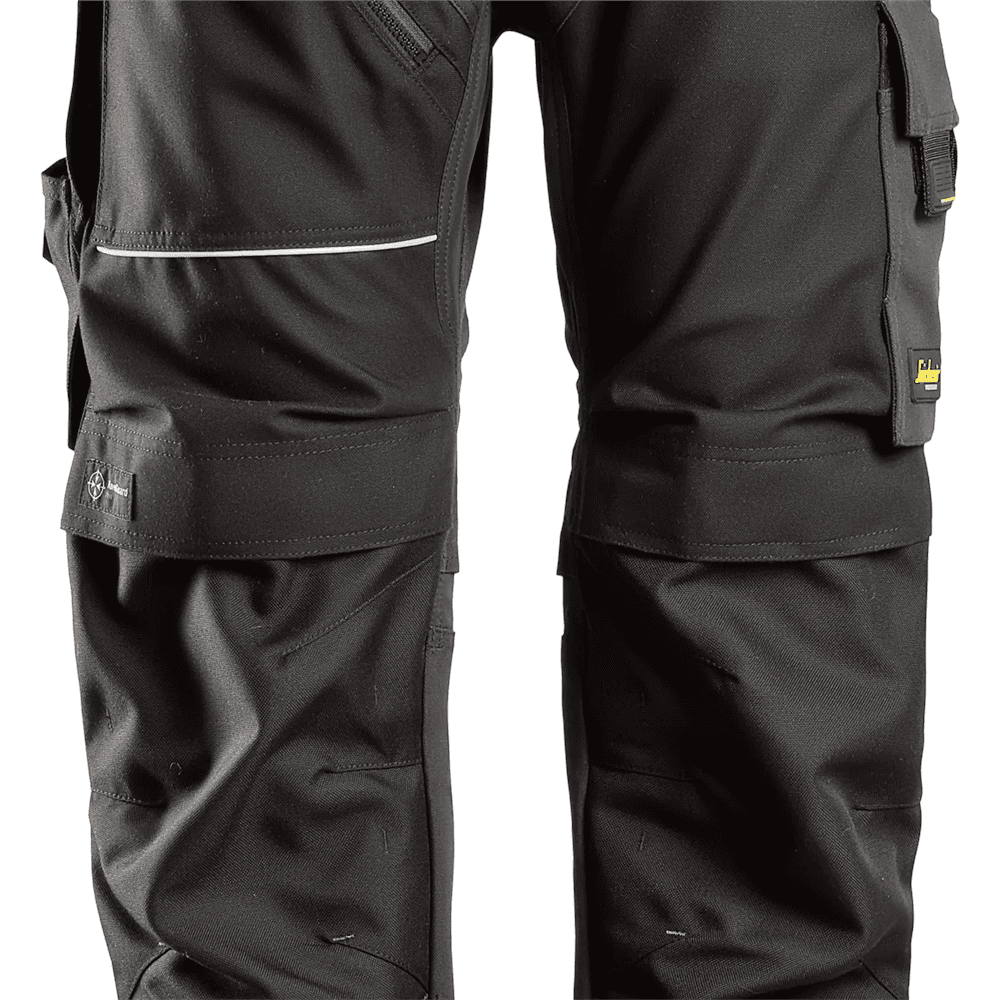 RuffWork Canvas+ Work Trousers+ Steel Grey Black 100