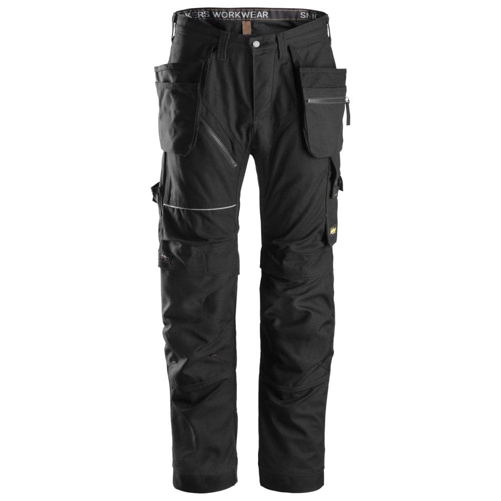 RuffWork Cotton Work Trousers+ Holster Pockets Black Black 48