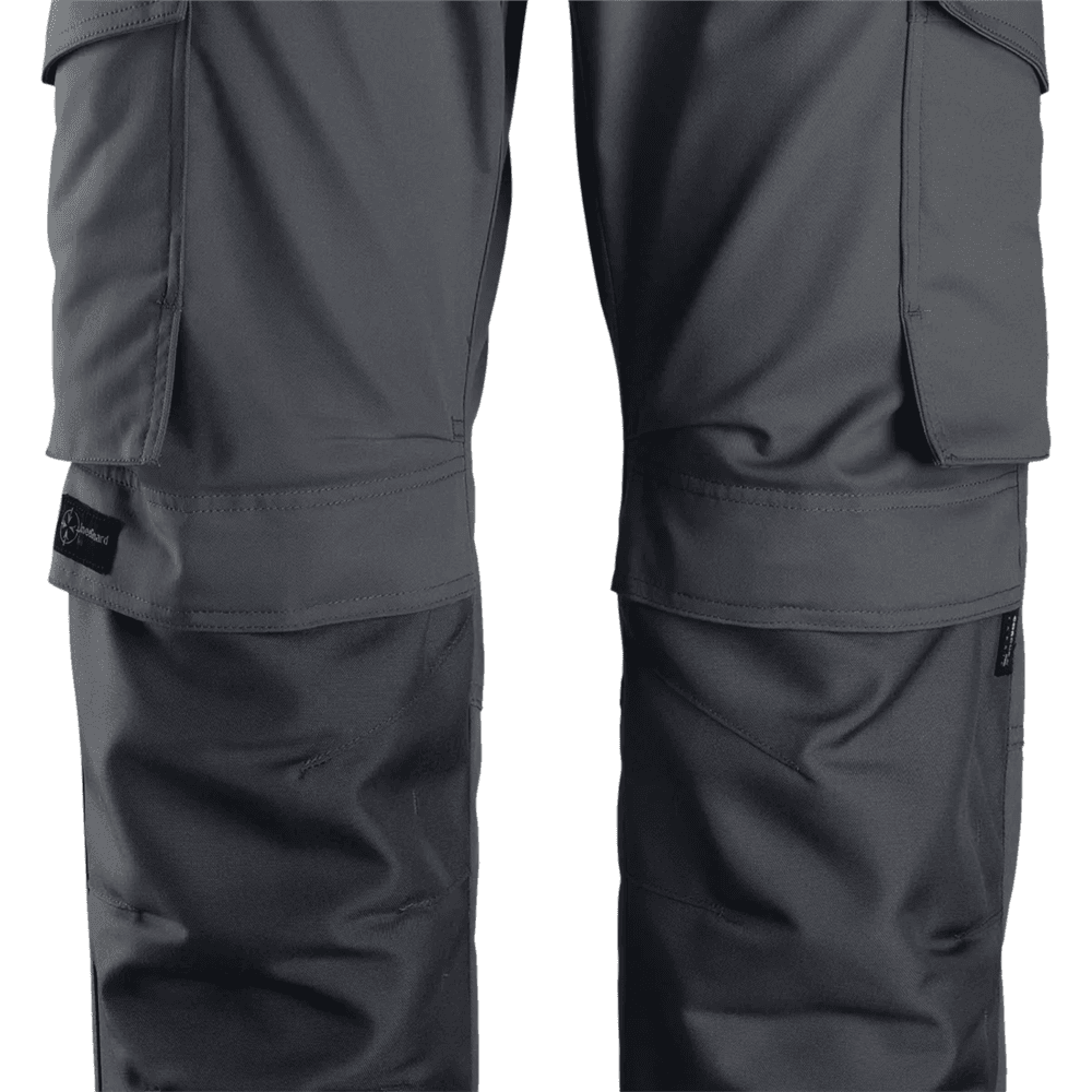 Service Trousers+ Knee Pockets Steel Grey Steel 162