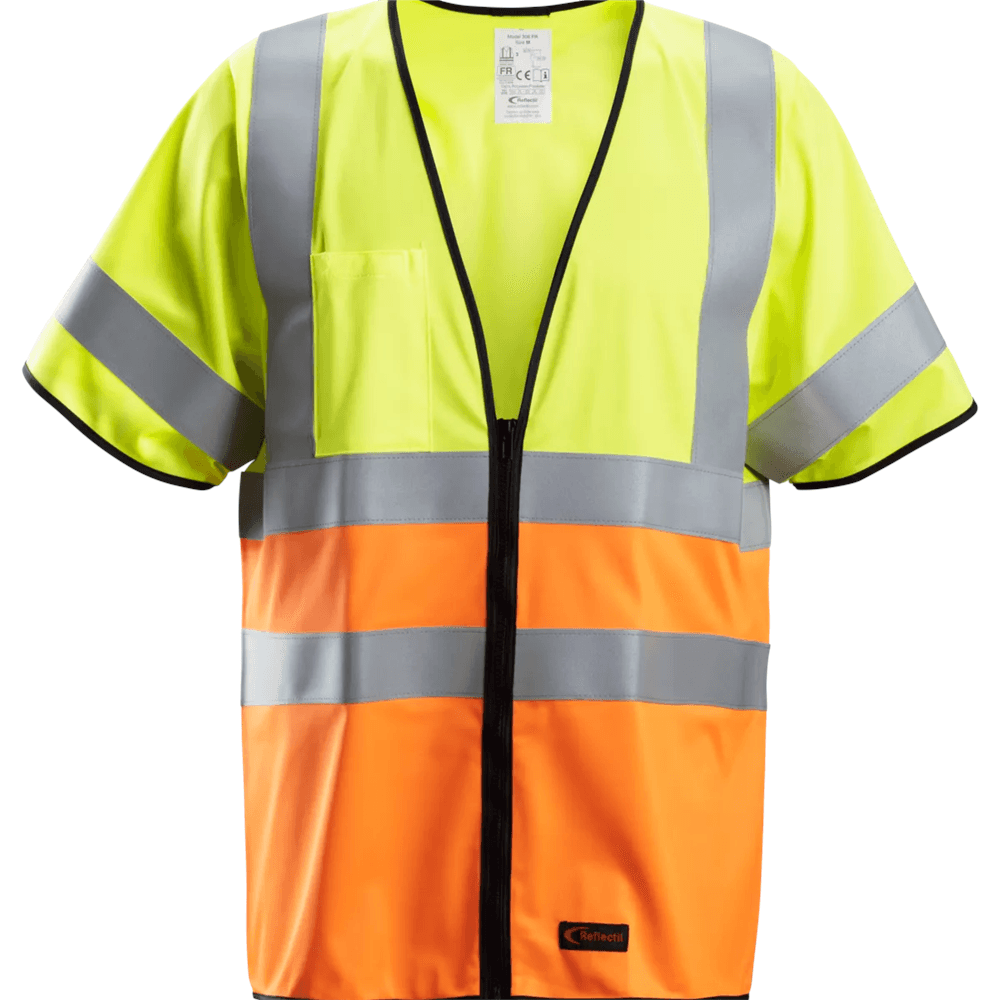 ProtecWork Vest High Vis Class 3 2 High Vis Yellow High Vis