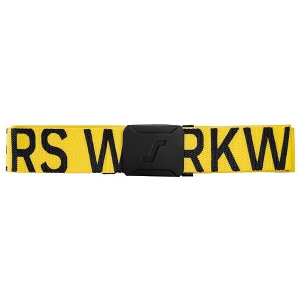 Logo Belt Yellow Black