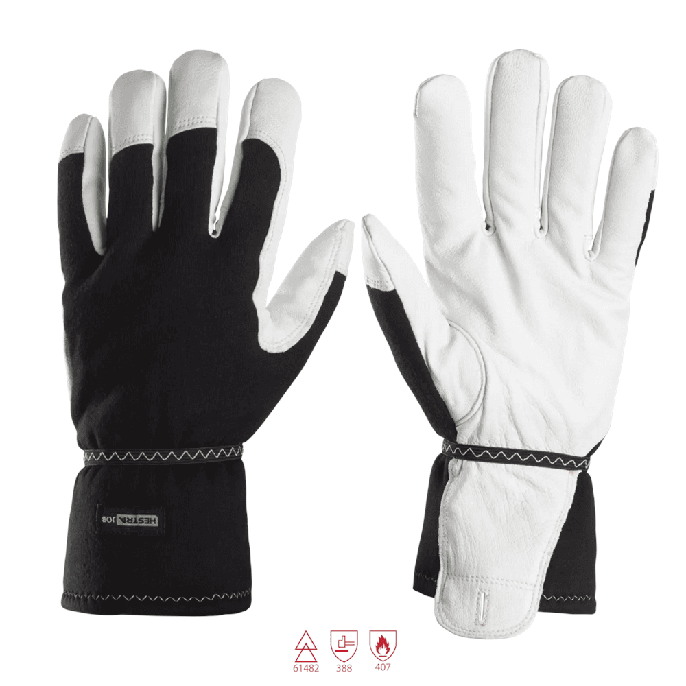 ProtecWork Insulated Glove White Black 10