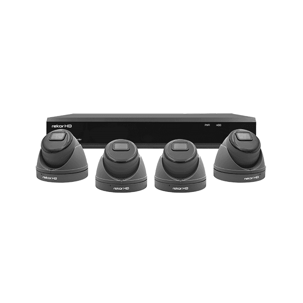 4 Channel HD CCTV System 4 Dome Cameras