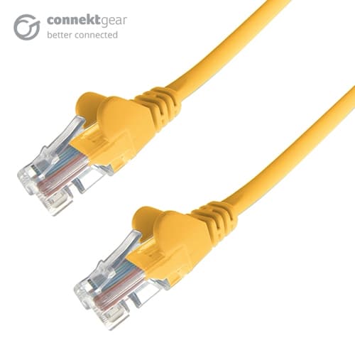 1.5m RJ45 CAT6 UTP Stranded Flush Moulded LS0H Network Cable 24AWG