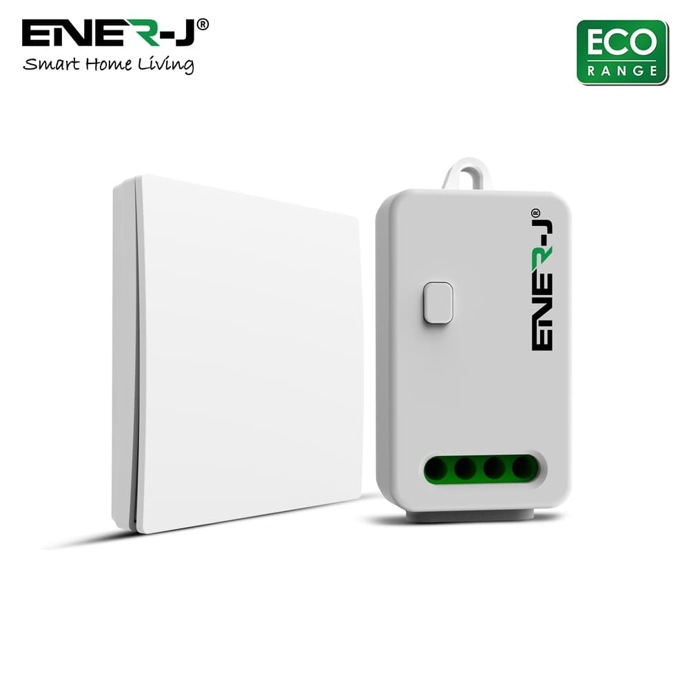 J 1 Gang Wireless Kinetic Switch + Dimmable & Wi Fi Receiver together 1 pack