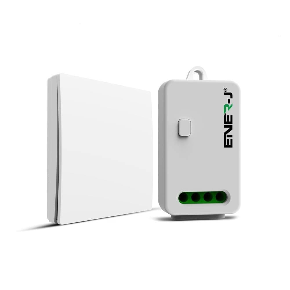 J 1 Gang Wireless Kinetic Switch + Non Dimmable & Wi Fi 5A RF Receiver 1 pack