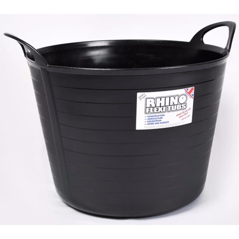 40 Litre Heavy Duty Flexi Flexible Garden Container Storage Bucket Tub