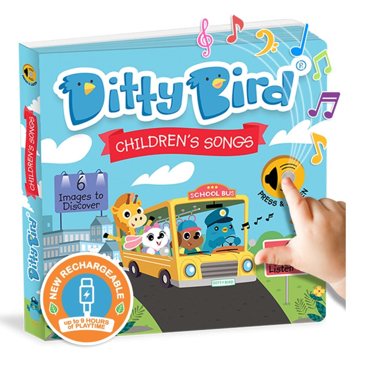 Ditty Bird Songs USB C Rechargeable