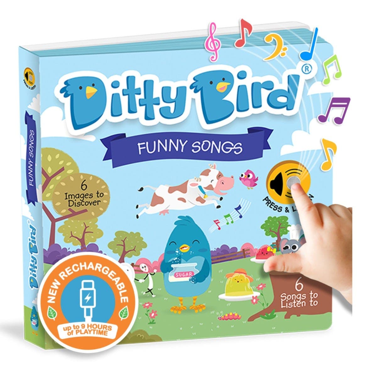 Ditty Bird Funny Songs USB C Rechargeable
