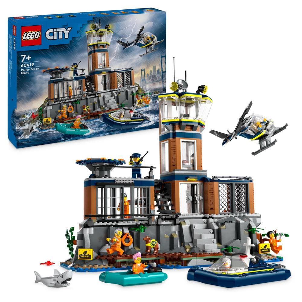 LEGO® City Police Prison Island Building Toy 60419