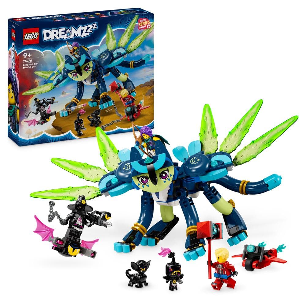 LEGO® DREAMZzz Zoey Zian Cat Owl Toy 71476