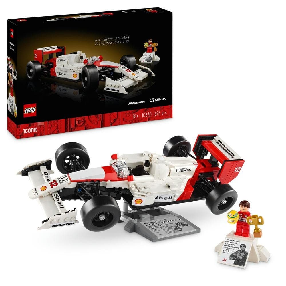 LEGO® Icons McLaren MP4 4 & Ayrton Senna Set 10330