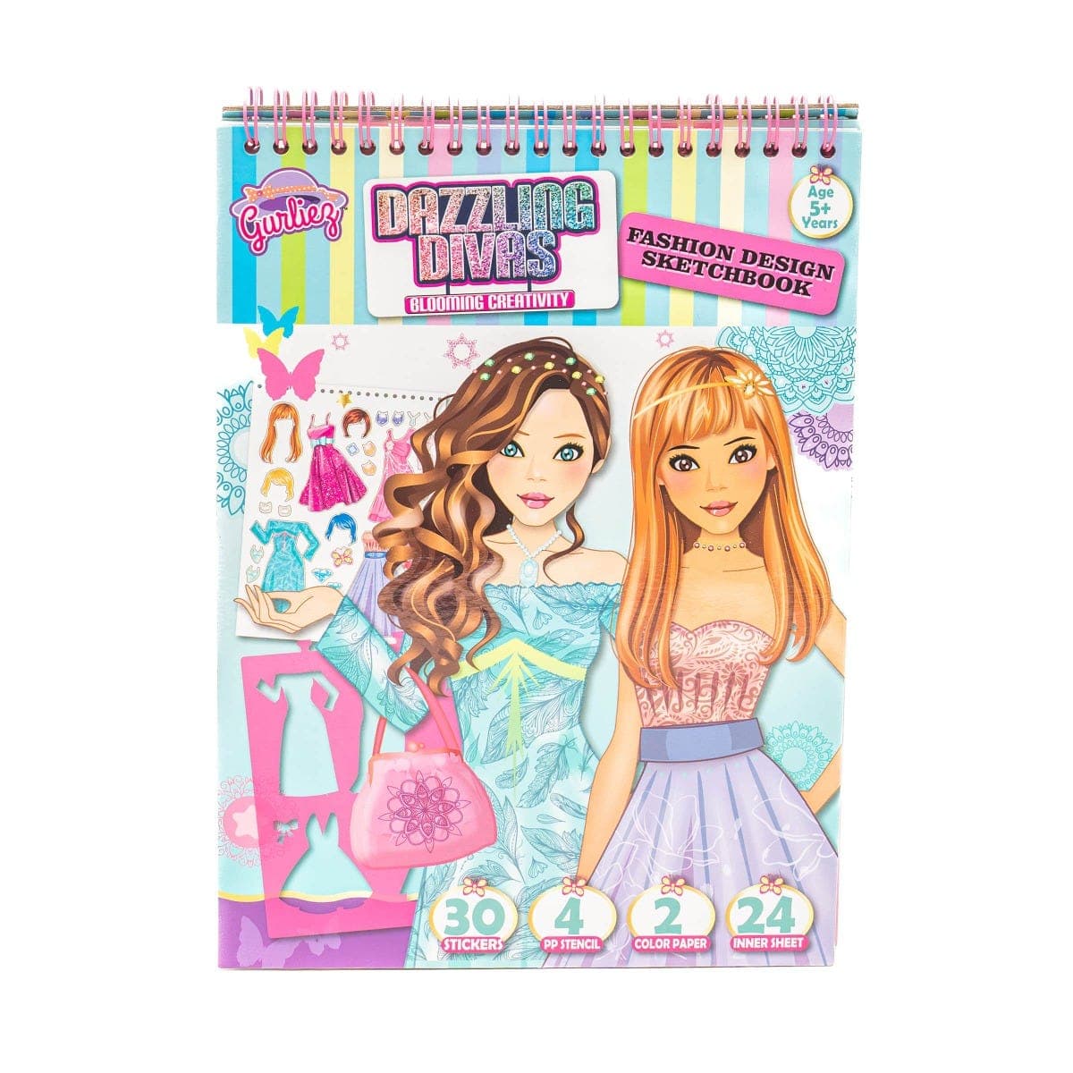 Dazzling Divas Fashion Design Sketchbook