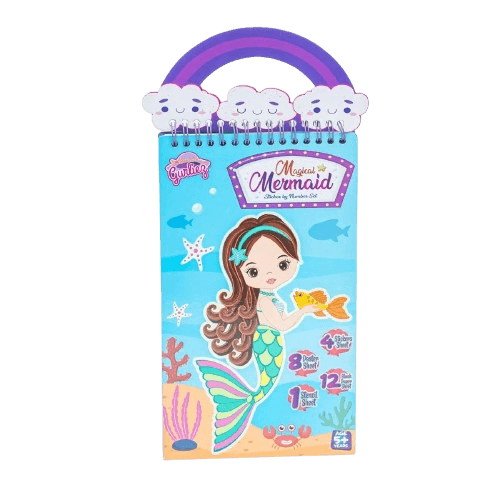 Mermaid Sticker Number Set