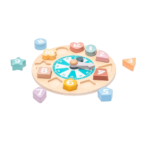 Wooden Clock Puzzle