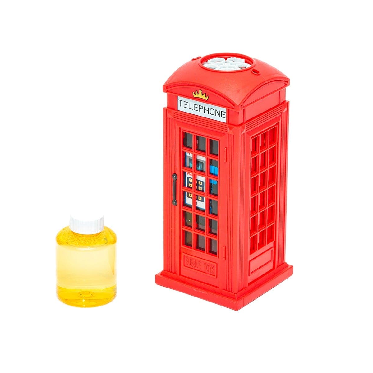 London Telephone Box Bubble Machine