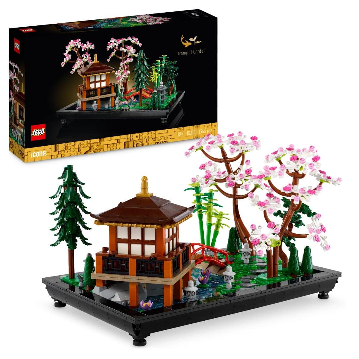LEGO® 10315 Icons Tranquil Garden Botanical Set Flowers