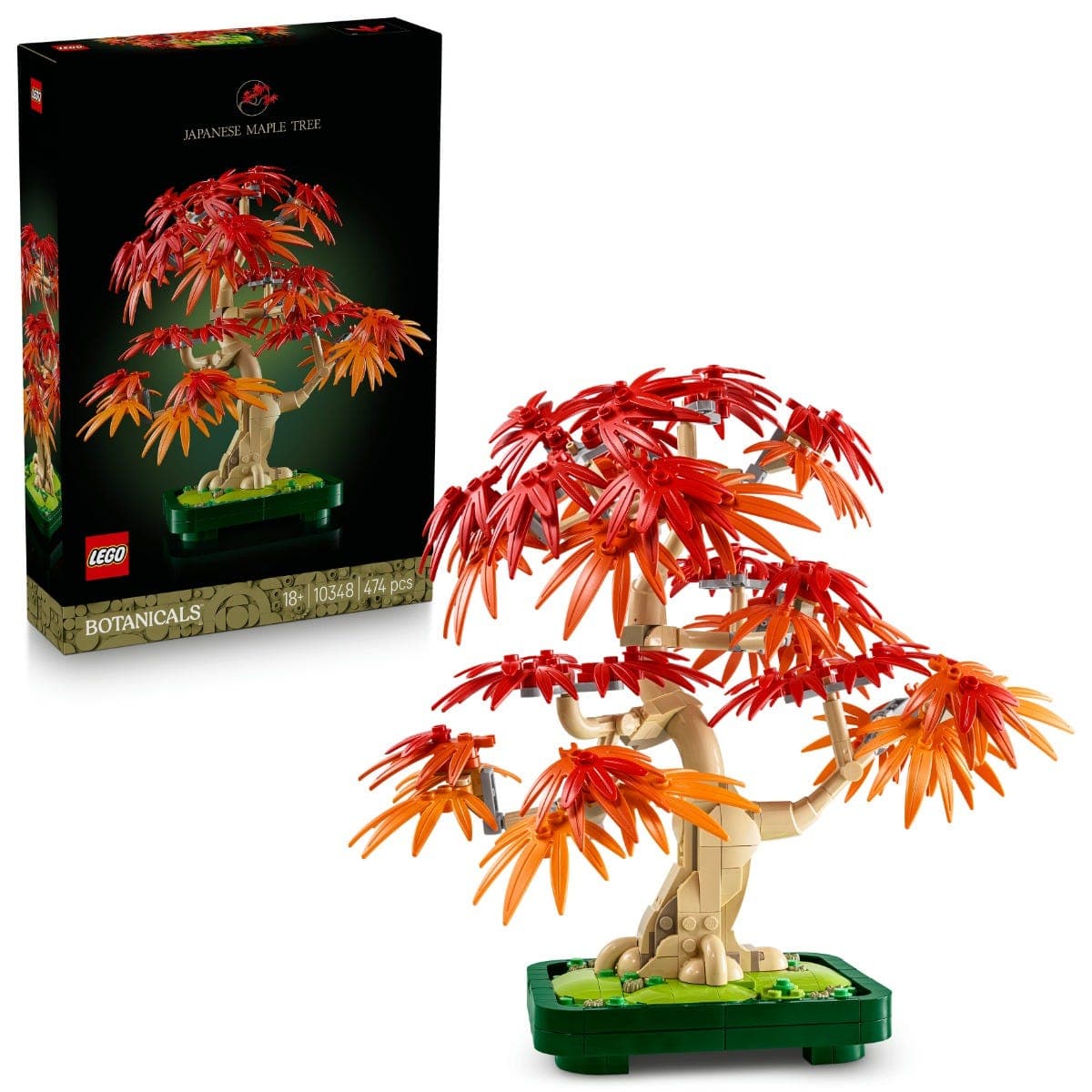 LEGO® Botanicals Japanese Maple Bonsai Tree Plant Decor 10348