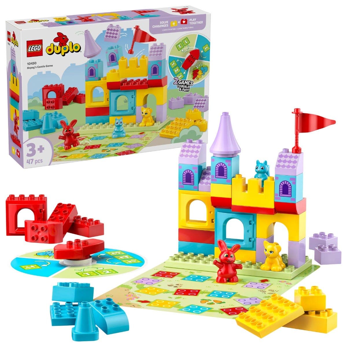 LEGO® DUPLO® Hopsys Castle Game Learn Through Play Building Toy 10450