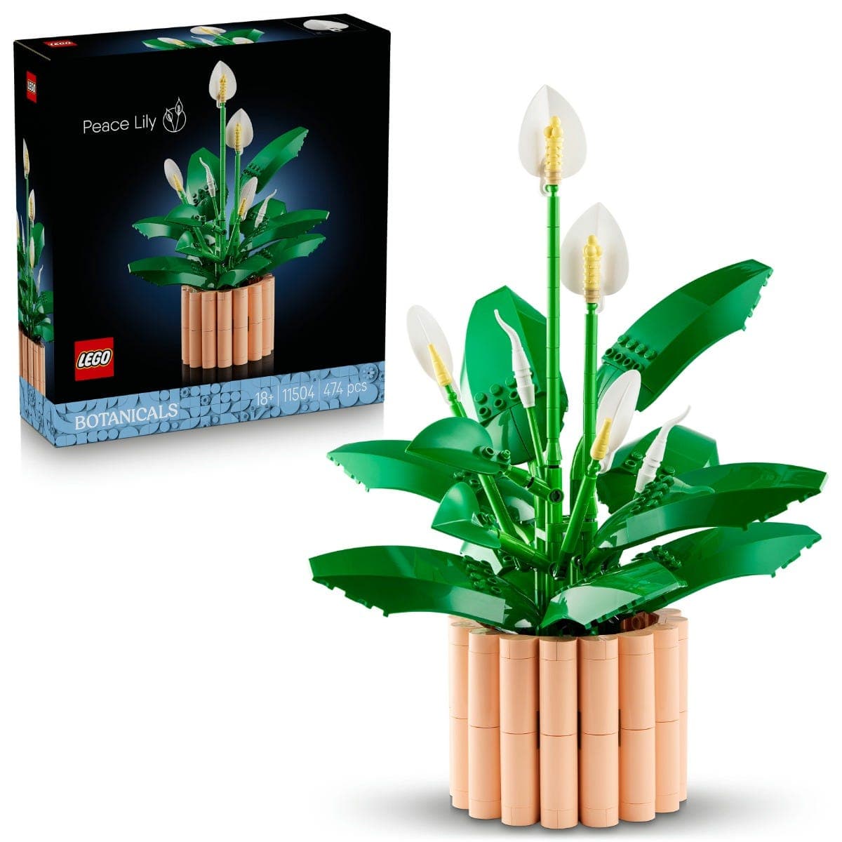 LEGO® Botanicals Peace Lily Flower Decor 11504