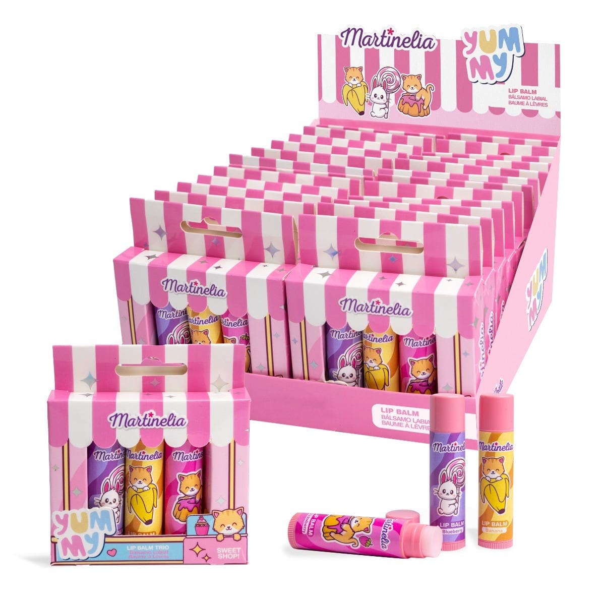 Martinelia Yummy Lip Balm Trio