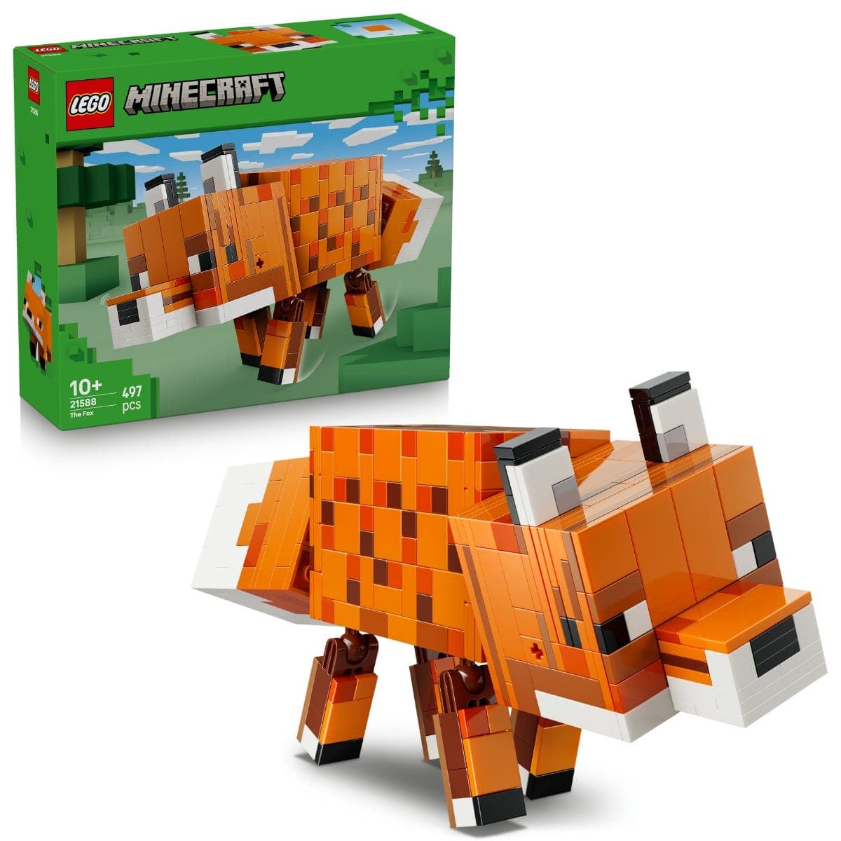 LEGO® Minecraft® Fox Gaming Decoration Toy Gift 21588
